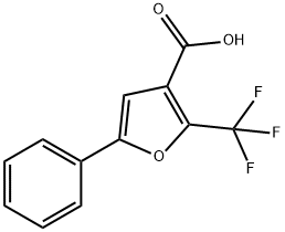 5-PHENYL-2-(TRIFLUOROMETHYL)-3-FUROIC ACID Struktur