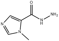 1-METHYL-1H-IMIDAZOLE-5-CARBOHYDRAZIDE Struktur