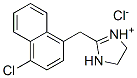 2-[(4-chloro-1-naphthyl)methyl]-4,5-dihydroimidazolium chloride Struktur