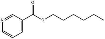 Hexyl nicotinate Struktur