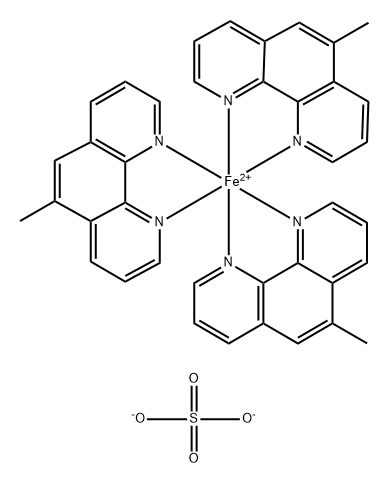 5-METHYL-1,10-PHENANTHROLINE FERROUS PERCHLORATE Struktur