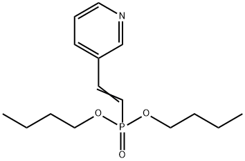 [2-(3-Pyridyl)ethenyl]phosphonic acid dibutyl ester Struktur