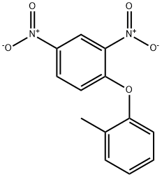 1-(2-Methylphenoxy)-2,4-dinitrobenzene Struktur