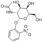 O-NITROPHENYL 2-ACETAMIDO-2-DEOXY-ALPHA-D-GALACTOPYRANOSIDE Struktur