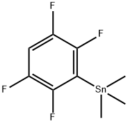 Trimethyl(2,3,5,6-tetrafluorophenyl)stannane Struktur