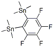 3,4,5,6-Tetrafluorobenzene-1,2-diylbis(trimethylstannane) Struktur