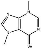 3,7-Dimethyl-6H-purine-6-selone Struktur