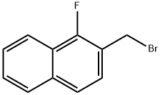 Naphthalene, 2-(broMoMethyl)-1-fluoro- Struktur