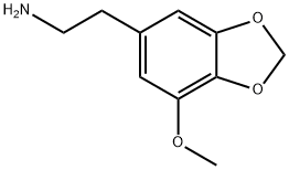 7-METHOXY-1,3-BENZODIOXOLE-5-ETHANAMINE Struktur