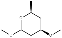 2H-Pyran,tetrahydro-2,4-dimethoxy-6-methyl-,(4R,6S)-(9CI) Struktur