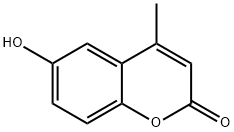 6-HYDROXY-4-METHYLCOUMARIN Struktur