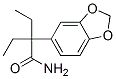 alpha,alpha-Diethyl-3,4-methylenedioxyphenylacetamide Struktur