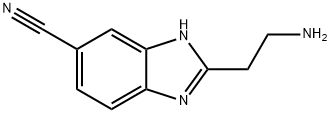 1H-Benzimidazole-5-carbonitrile,2-(2-aminoethyl)-(9CI) Struktur