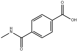 4-[(Methylamino)carbonyl]benzoic acid Struktur