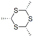 (2alpha,4alpha,6alpha)-2,4,6-trimethyl-1,3,5-trithiane  Struktur