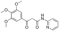 N-(2-Pyridinyl)-2-(3,4,5-trimethoxybenzoyl)acetamide Struktur