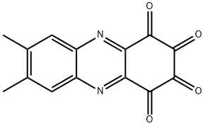 7,8-Dimethylphenazine-1,2,3,4-tetrone Struktur