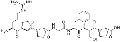 H-ARG-PRO-PRO-GLY-PHE-SER-PRO-OH ACETATE SALT