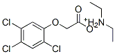 diethylammonium (2,4,5-trichlorophenoxy)acetate Struktur