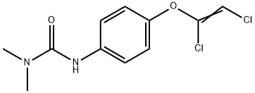 N'-[4-[(1,2-Dichloroethenyl)oxy]phenyl]-N,N-dimethylurea Struktur