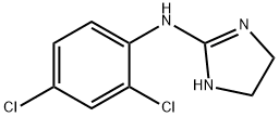 N-(2,4-Dichlorophenyl)-2-imidazoline-2-amine Struktur