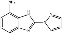 Benzimidazole, 4-amino-2-pyrazol-1-yl- (8CI) Struktur