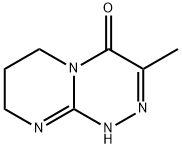 6,7,8,9-Tetrahydro-3-methyl-4H-pyrimido[2,1-c][1,2,4]triazin<br>-4-one Struktur