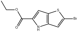 ethyl 2-bromo-4H-thieno[3,2-b]pyrrole-5-carboxylate Struktur