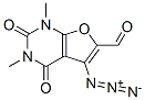 Furo[2,3-d]pyrimidine-6-carboxaldehyde,  5-azido-1,2,3,4-tetrahydro-1,3-dimethyl-2,4-dioxo- Struktur