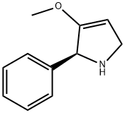 1H-Pyrrole,2,5-dihydro-3-methoxy-2-phenyl-,(2S)-(9CI) Struktur