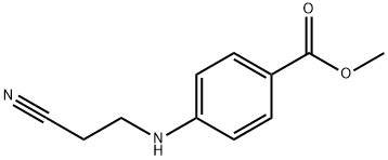 Benzoic acid, p-[(2-cyanoethyl)amino]-, methyl ester (8CI) Struktur