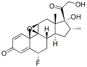 9beta,11beta-epoxy-6alpha-fluoro-17,21-dihydroxy-16alpha-methylpregna-1,4-diene-3,20-dione