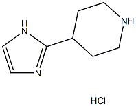 4-(1H-IMIDAZOL-2-YL)-PIPERIDINE HCL Struktur