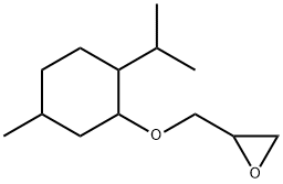 2-{[(2-isopropyl-5-methylcyclohexyl)oxy]methyl}oxirane Struktur