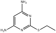 2 ETHYLMERCAPTO-4,6-DIAMINOPYRIMIDINE Struktur