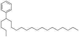 (1-Butylhexadecyl)benzene. Struktur