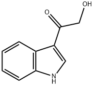 2-HYDROXY-1-(1H-INDOL-3-YL)ETHANONE Struktur