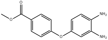 METHYL 4-(3,4-DIAMINOPHENOXY)BENZENECARBOXYLATE Struktur