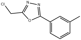 2-(CHLOROMETHYL)-5-(3-METHYLPHENYL)-1,3,4-OXADIAZOLE Struktur