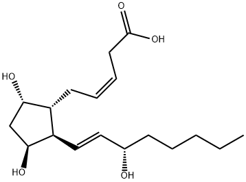 2,3-DINOR-11BETA-PROSTAGLANDIN F2ALPHA Struktur