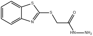 (Benzothiazol-2-ylsulfanyl)-acetic acid hydrazide Struktur