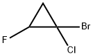 1-Bromo-1-chloro-2-fluorocyclopropane Struktur