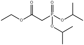 DIISOPROPYL (ETHOXYCARBONYLMETHYL)PHOSPHONATE Struktur