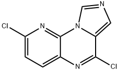 2,6-DICHLOROIMIDAZO[1,5-A]PYRIDO[3,2-E]PYRAZINE Struktur