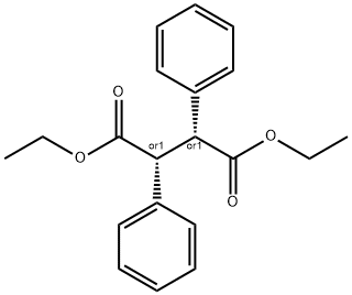 DL-2,3-DIPHENYL-SUCCINIC ACID DIETHYL ESTER Struktur