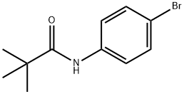 N-(4-bromophenyl)-2,2-dimethylpropanamide Struktur