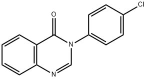 3-(4-chlorophenyl)quinazolin-4-one Struktur