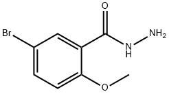 5-bromo-2-methoxybenzohydrazide Struktur