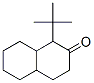 6alpha-tert-butyl-3,4,4abeta,5,6,7,8,8abeta-octahydronaphthalen-2(1H)-one Struktur