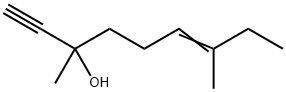 3,7-dimethylnon-6-en-1-yn-3-ol  Struktur